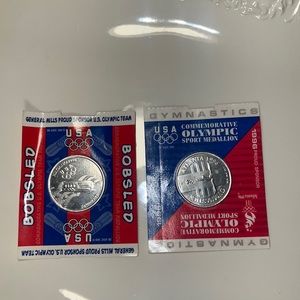 Commemorative Olympic Coins from Atlanta 1996 and Nagano 1988